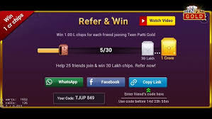 Teen Patti Gold Free Cash
